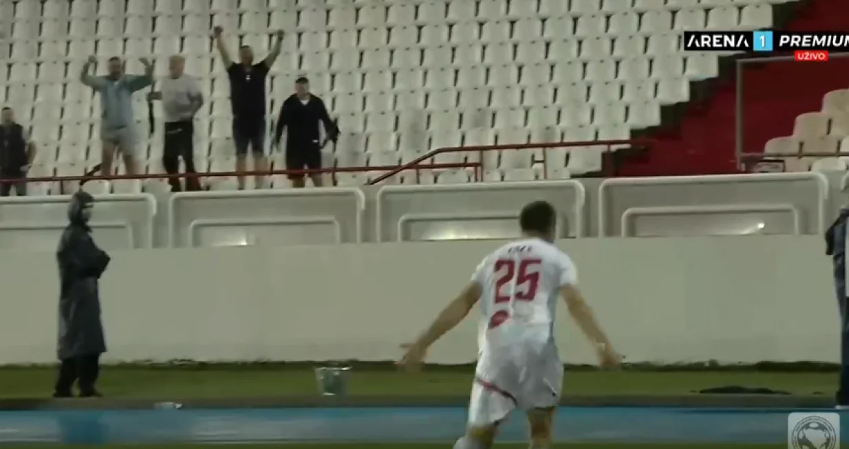 Ćuže pogodio za 1:0/Foto: 