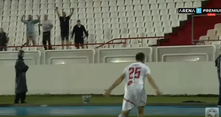 Ćuže pogodio za 1:0/Foto: 