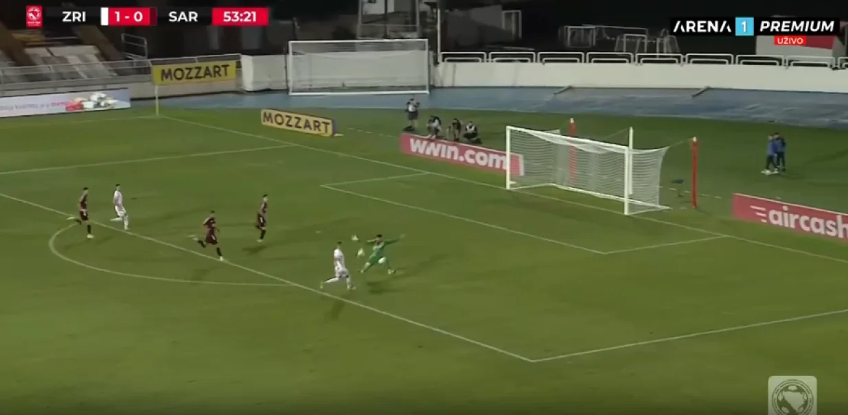 Gol Šakote za 2:0/Foto: 