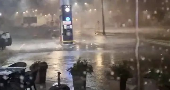 Nevrijeme u Mostaru, kiša/Prtsc