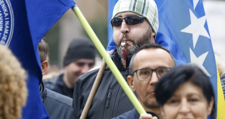 Protest prosvjetari KS/Damir Deljo