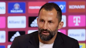 epa10074671 Bayern Munich sporting director Hasan Salihamidzic during a press conference of FC Bayern Munich in Munich, Germany, 16 July 2022. EPA/RONALD WITTEK/Foto: Ronald Wittek