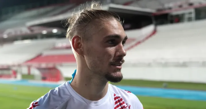 &Scaron;akota o pobjedi protiv Sarajeva (FOTO: Screenshot/H&Scaron;K Zrinjski)/Foto: 