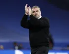 epa10282188 Celtic Glasgow's head coach Ange Postecoglou greets their supporters after the UEFA Champions League group F soccer match between Real Madrid and Celtic Glasgow held at Santiago Bernabeu stadium in Madrid, Spain, 02 November 2022. EPA/RODRIGO JIMENEZ/Foto: Rodrigo Jimenez