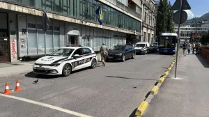 Policija na mjestu događaja/Nedim Fetahović/Oslobođenje/Nedim Fetahović