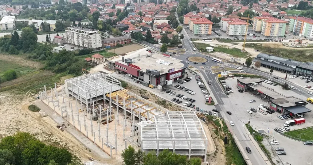 TC Suša Visoko, novi objekat, gradnja/Biznisinfo.ba