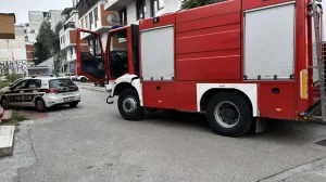 Ulica Avde Hume Sarajevo, Ciglane, policija, MUP KS, policijska patrola, vatrogasci, PVJ Sarajevo/Nedim Fetahović