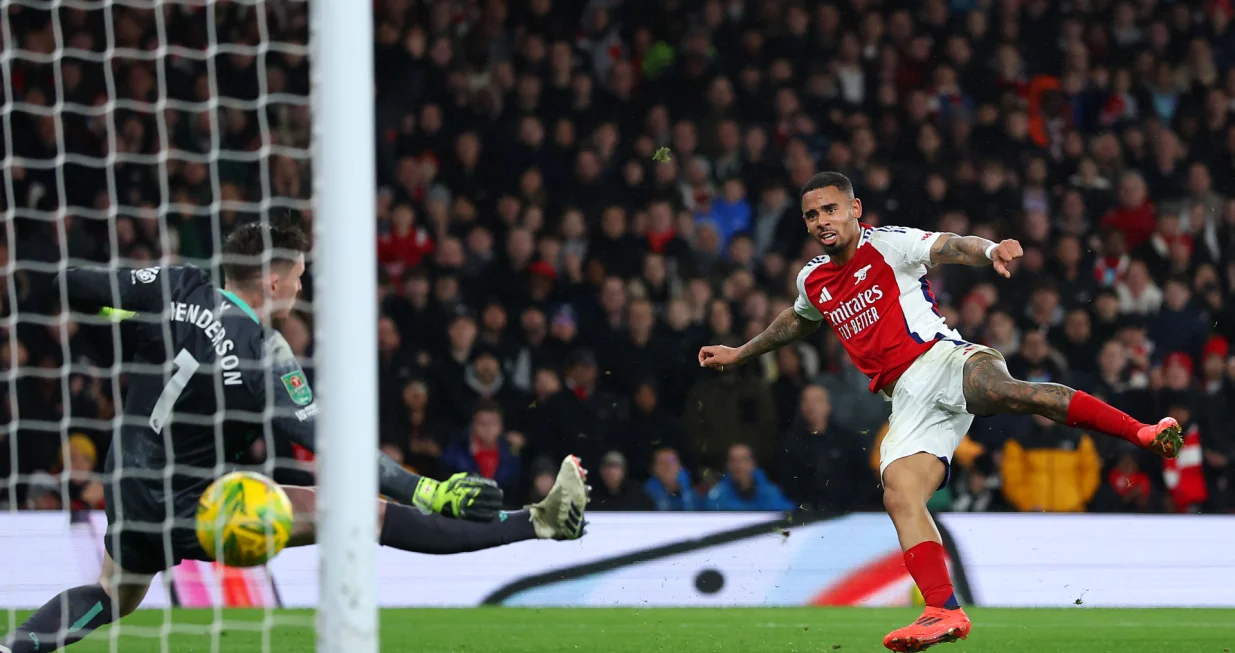 gabriel jesus gol arsenal/Foto: 