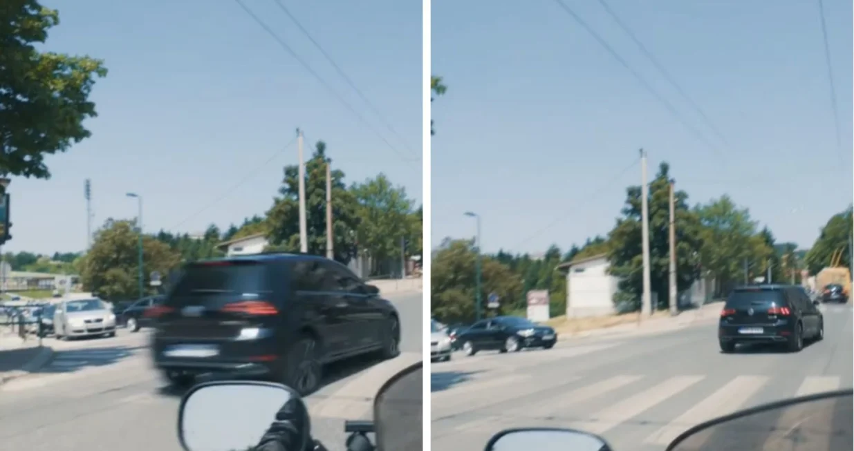 Bahata vožnja u Sarajevu/Screenshot