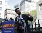New York City mayoral candidate Zohran Mamdani speaks during a press conference in New York City, U.S., September 3, 2025. REUTERS/Jeenah Moon/Jeenah Moon