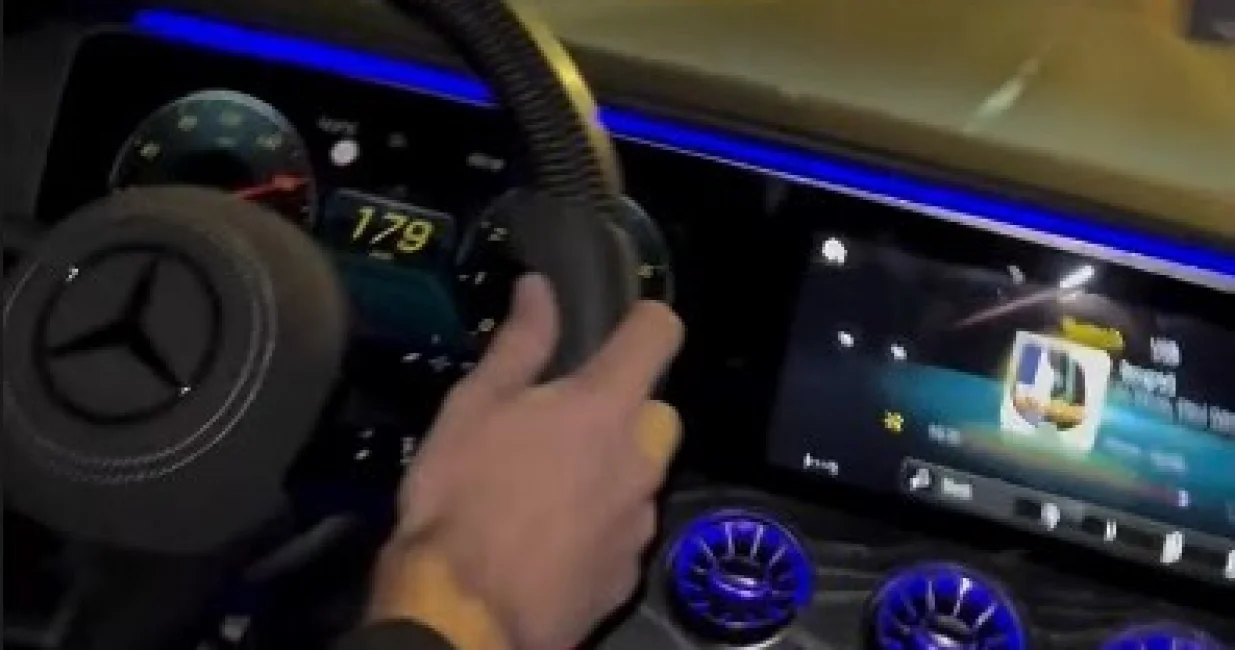 Divljanje kroz Sarajevo, bahata vožnja/Prtsc