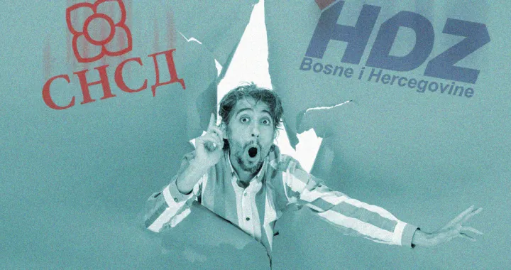 Vizual za kolumnu zlatka dukića - Šizofrena politika i debilna taktika/Benjamin Krnić