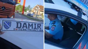 Vozač Damir kažnjen zbog ljiljana na registarskoj tablici/Crna Hronika