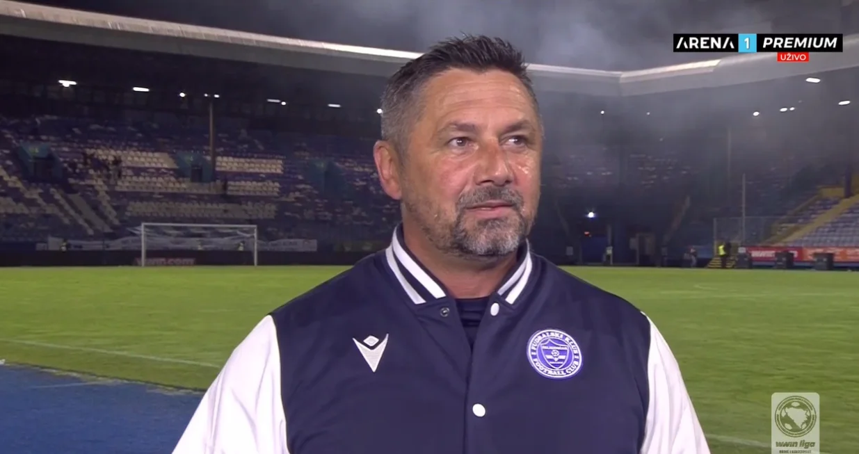 Adžem nakon pobjede protiv Borca (FOTO: Screenshot/Arenasport)/Foto: 