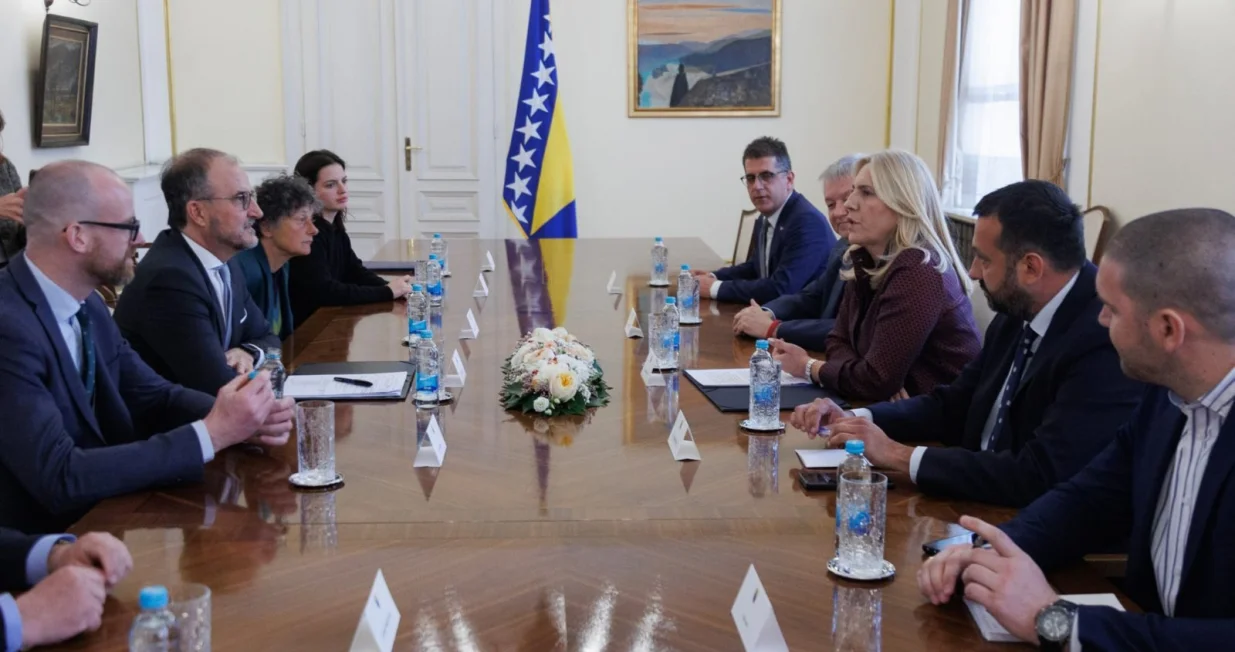 Cvijanović na sastanku sa europarlamentarcima/