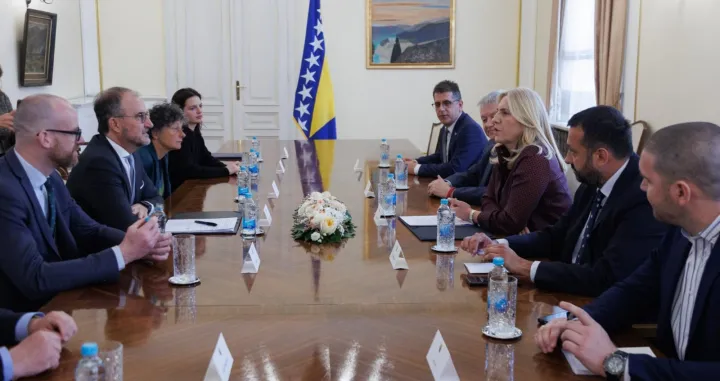 Cvijanović na sastanku sa europarlamentarcima/