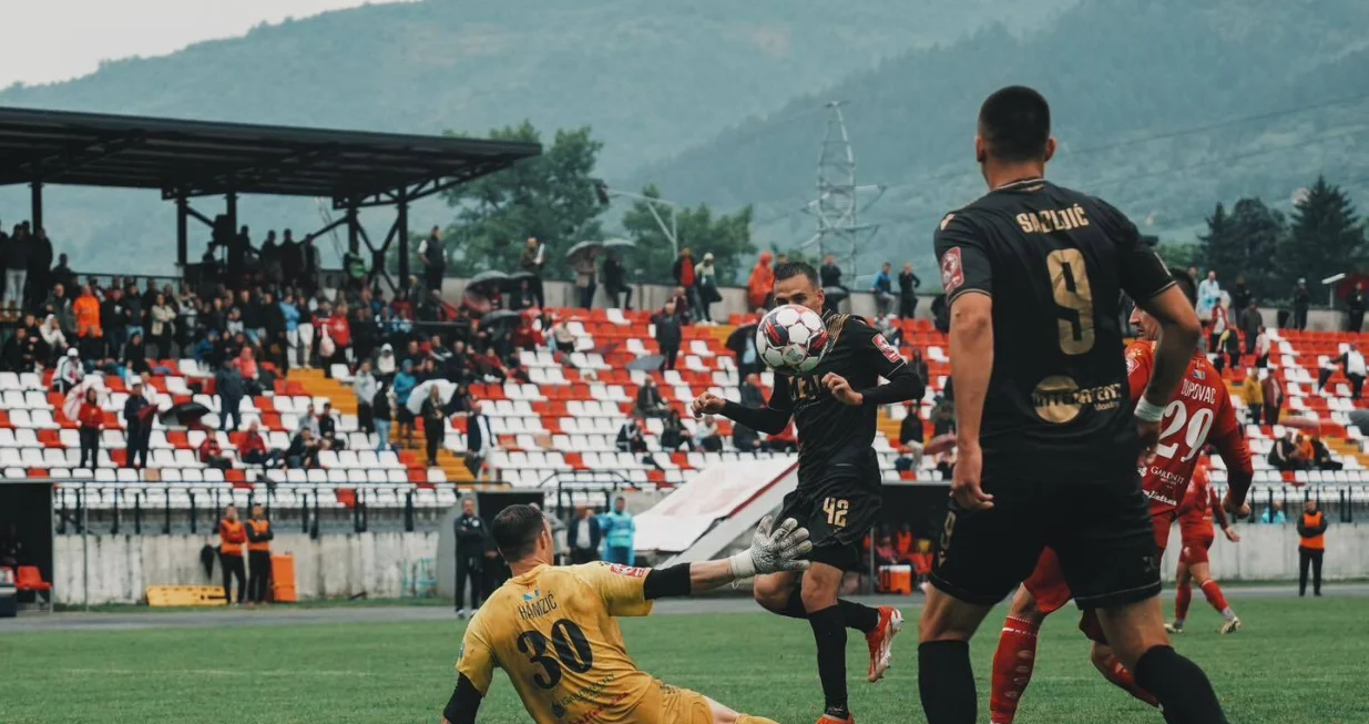 Igman - ZrinjskiDino HamzićFranko Sabljić Luka LukanićAmer Dupovac/Foto: 