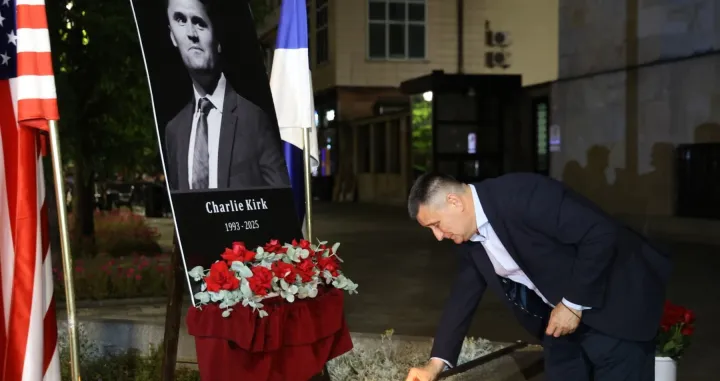 Kirk, knjiga žalosti ispred Palate predsjednika Republike Srpske/