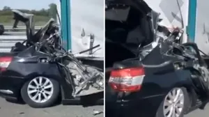 Stravična nesreća, saobraćajna nesreća, kamion, automobil podletio pod kamion, Gradiška/Prtsc