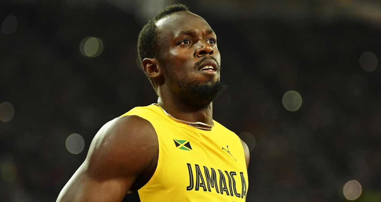 epa08624547 (FILE) - Jamaican sprint legend Usain Bolt reacts after competing in the men's 100m heats at the London 2017 IAAF World Championships in London, Britain, 04 August 2017 (re-issued on 25 August 2020). World-record sprinter and eight-time Olympic champion Usain Bolt has been tested positive for the coronavirus COVID-19 disease, Jamaica's health ministry confirmed late 24 August 2020. Bolt is self-isolating at his home in Jamaica after celebrating his 34th birthday last week with a mask-free party. EPA/FRANCK ROBICHON *** Local Caption *** 53686426/Foto: Franck Robichon