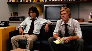 robert redford, dustin hoffman, All the President's Men, film/Screenshot
