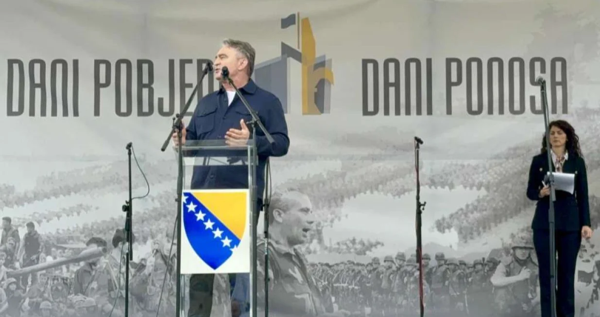 Željko Komšić, predsjedavajući Predsjedništva BiH, Dani pobjede, Dani Ponosa, obraćanje, Vlašić/Predsjedništvo Bih