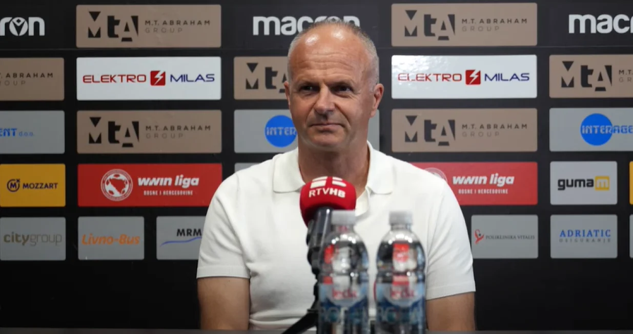 Tot o sutrašnjem zaostalom susretu protiv Sloge (FOTO: Screenshot/HŠK Zrinjski)/Foto: 