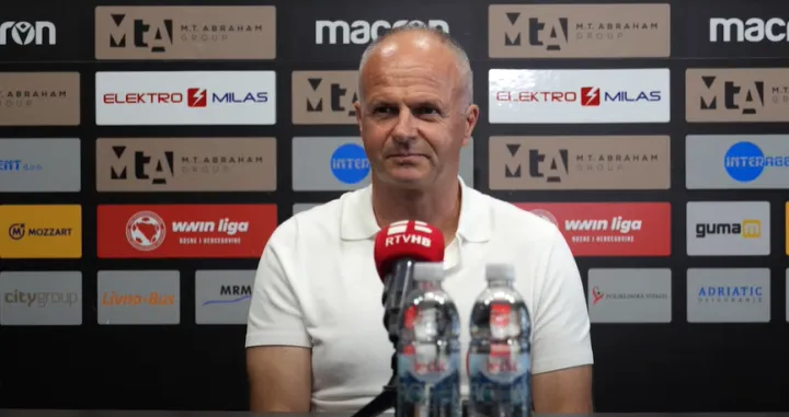 Tot o sutra&scaron;njem zaostalom susretu protiv Sloge (FOTO: Screenshot/H&Scaron;K Zrinjski)/Foto: 