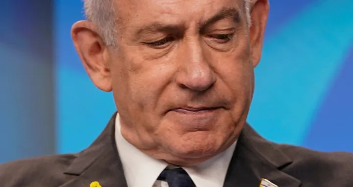 Israeli Prime Minister Benjamin Netanyahu holds a joint press conference with U.S. Secretary of State Marco Rubio (not pictured) at the Prime Minister's Office, during Rubio's visit, in Jerusalem, September 15, 2025. REUTERS/Nathan Howard/Pool/Nathan Howard