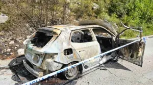 Izgorio automobil, Drežnica kod Mostara, taxi vozilo, preminuo vozač?/Mostar.live