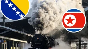 sjeverna koreja, bosna i hercegovina, parna lokomotiva, voz, industrija/Screenshot