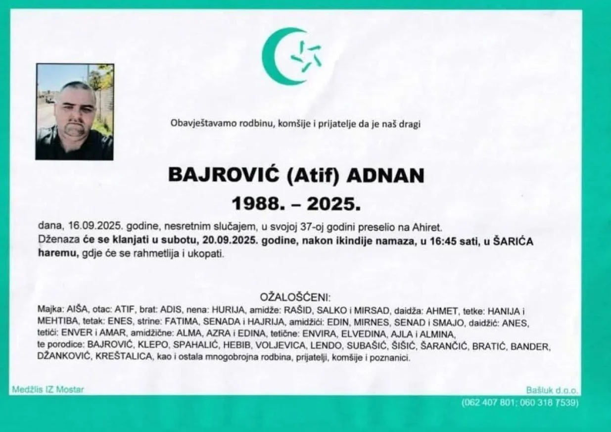 Dženaza, taksista, Adnan Bajrović, Mostar/