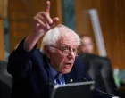 U.S. Senator Bernie Sanders (I-VT) speaks as U.S. Health and Human Services Secretary Robert F. Kennedy Jr., testifies before a Senate Finance Committee hearing on President Donald Trump's 2026 health care agenda, on Capitol Hill in Washington, D.C., U.S., September 4, 2025. REUTERS/Evelyn Hockstein/Evelyn Hockstein