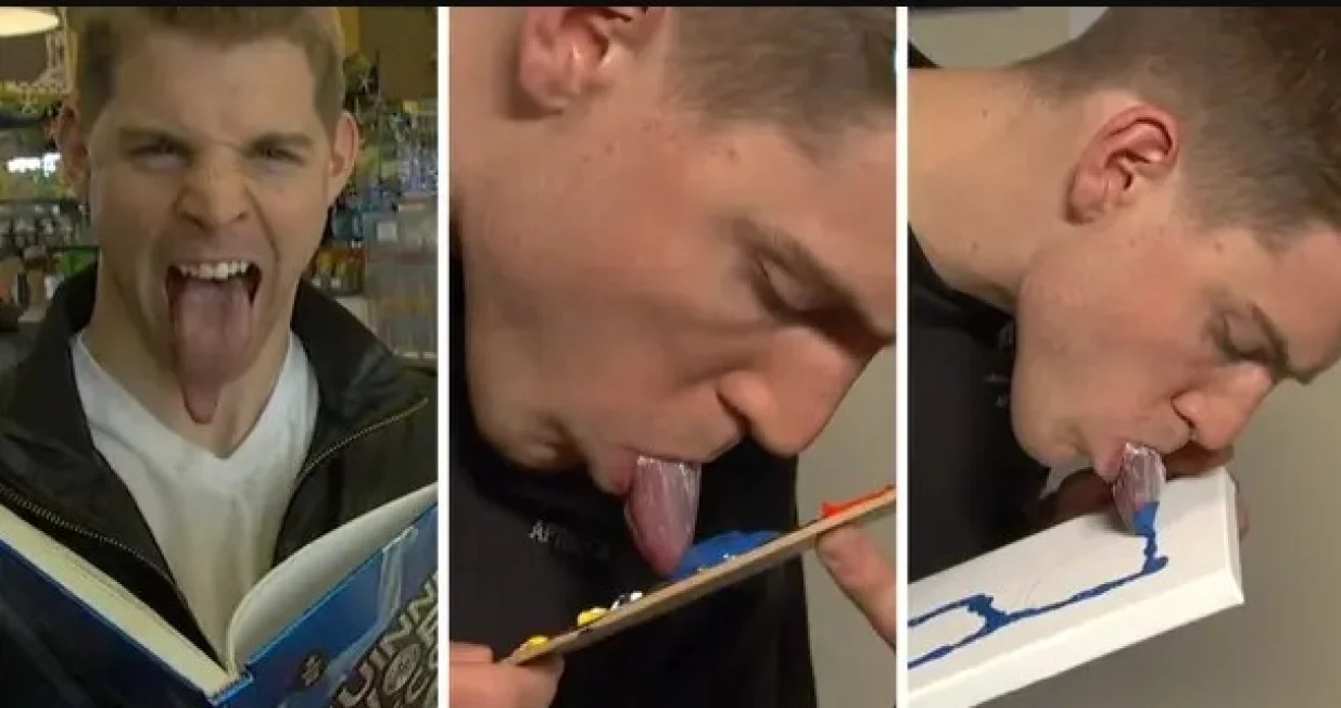 Nick Stoeberl, Lickasso, slikanje, jezik/