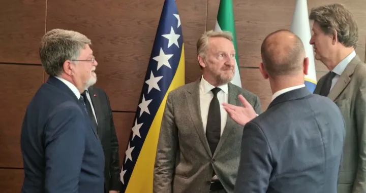 Bakir Izetbegović i delegacija iz EP Facebook/Facebook