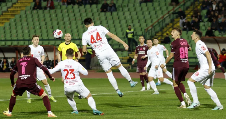 Sarajevo - VeležAdi MehremićGiorgi GuliashviliOmar PršešKlemen ŠturmMirza KazlagićAleksandar ĐorđevićAldin TurkešNikola Savić/Foto: 