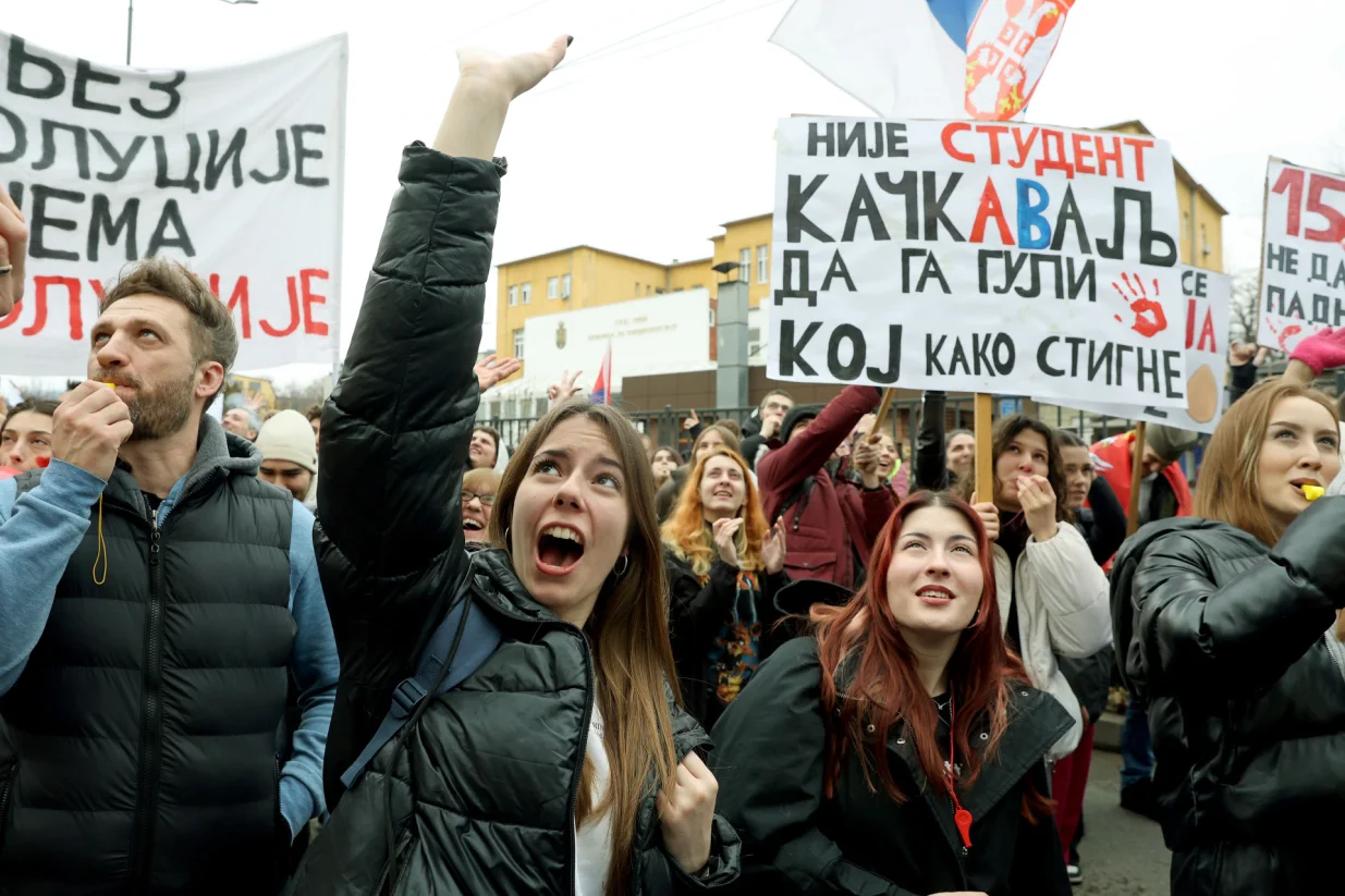 Protesti studenata u Nišu/Anadolija