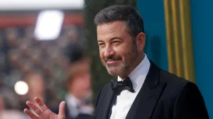 FILE PHOTO: Jimmy Kimmel arrives at the 74th Primetime Emmy Awards held at the Microsoft Theater in Los Angeles, U.S., September 12, 2022. REUTERS/Aude Guerrucci/File Photo/Aude Guerrucci