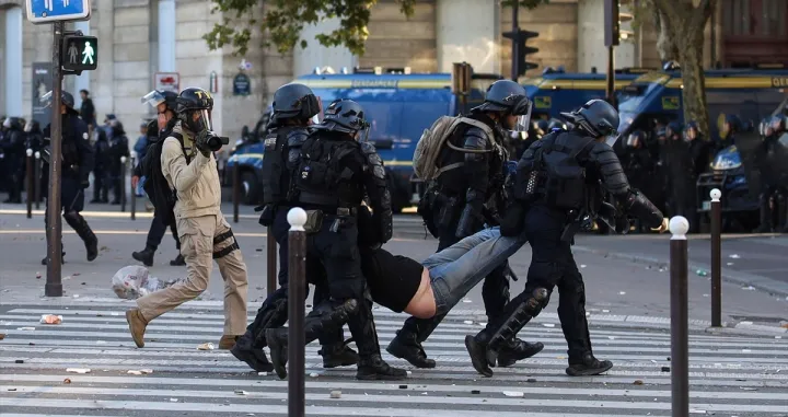 Protesti u Francuskoj, vi&scaron;e od milion ljudi na ulicama; zabilježeni neredi/Ameer Alhalbi
