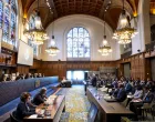 The International Court of Justice (ICJ), principal judicial organ of the UN, holds public hearings on the request for an advisory opinion on the Obligations of Israel in relation to the Presence and Activities of the United Nations, Other International Organizations and Third States in and in relation to the Occupied Palestinian Territory, from Monday 28 April to Friday 2 May 2025, at the Peace Palace in The Hague, the seat of the Court. Session held under the presidency of Mr Iwasawa Yuji, President of the Court. The Court's role is to settle, in accordance with international law, legal disputes submitted to it by States and to give advisory opinions on legal questions referred to it by authorized UN organs and agencies./Frank Van Beek