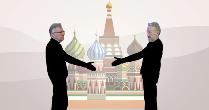 Vizual za kolumnu Vildane Selimbegović, Igor Kalabuhov i Bakir Izetbegović/Benjamin Krnić