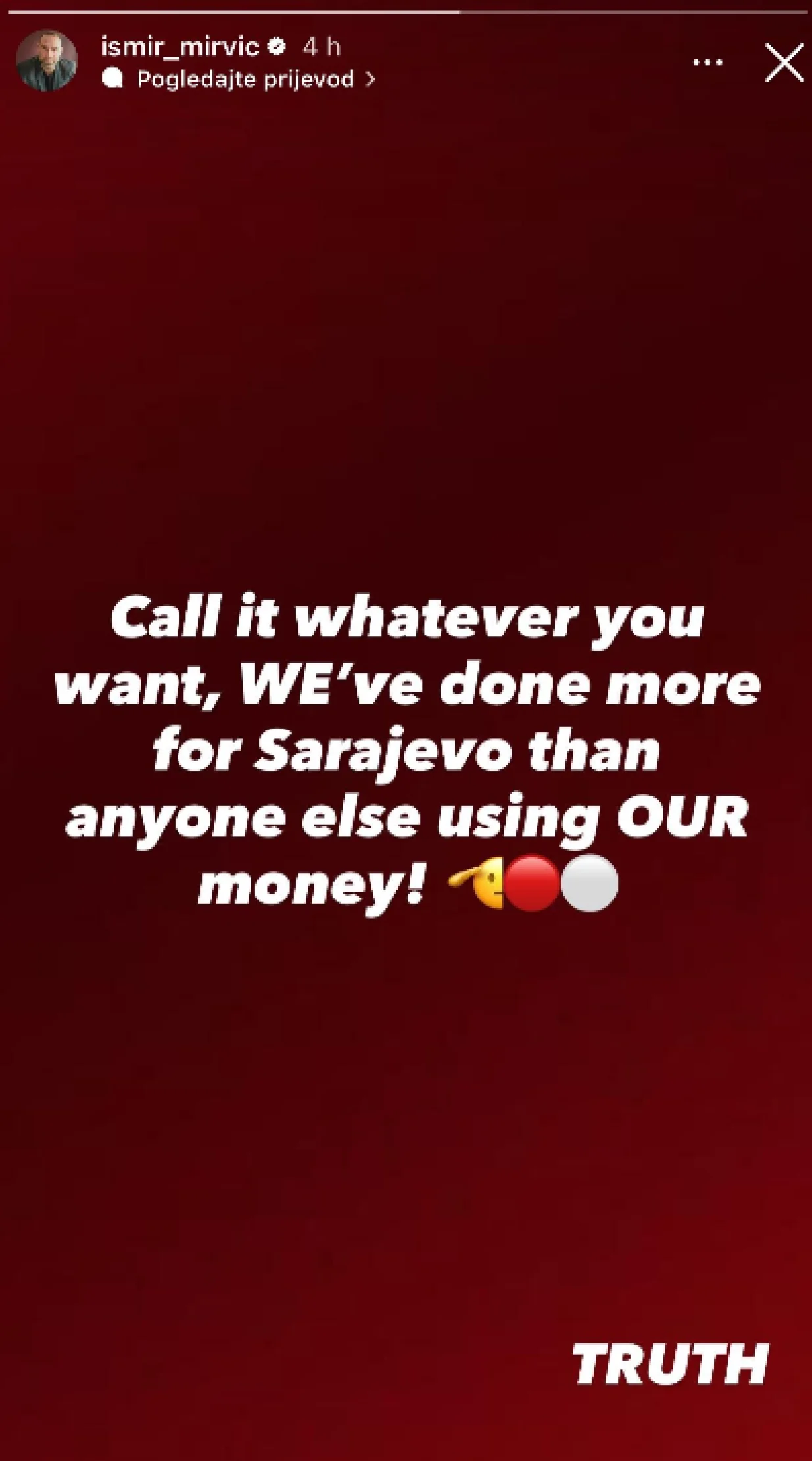 FOTO: Instagram - Ismir Mirvić/Foto: 