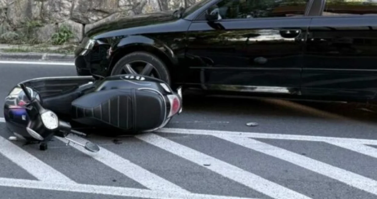 Povrijeđen motociklista/Crna-Hronika//