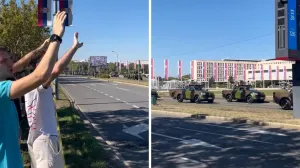 Studenti pozdravljaju vojsku/Studenti U Blokadi