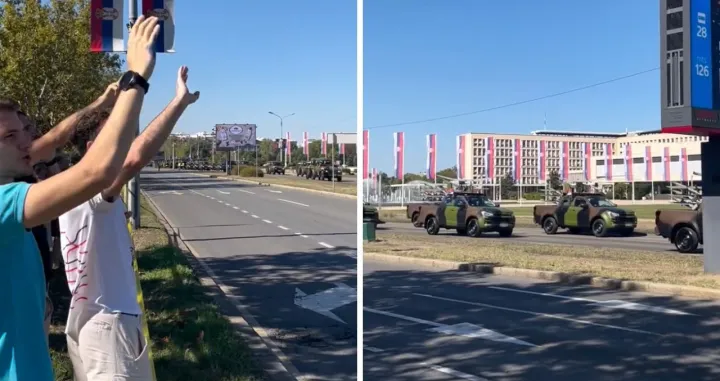 Studenti pozdravljaju vojsku/Studenti U Blokadi