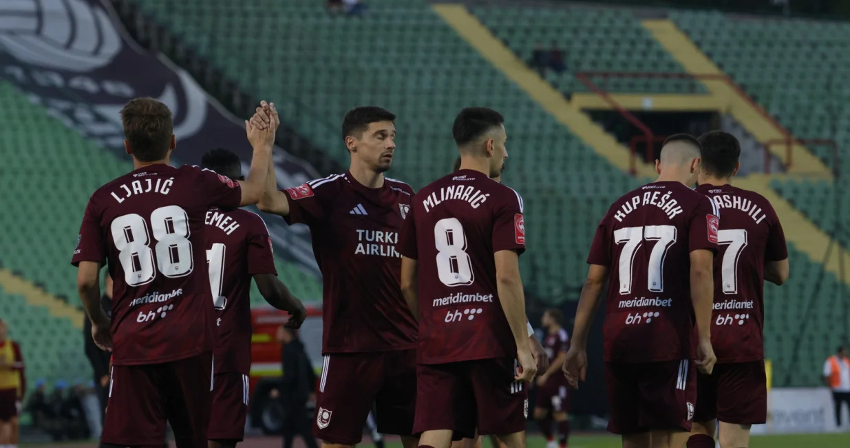 FK Sarajevo - FK Velež, derbi osmog kola WWin lige BiH (FOTO: Sanel Konjhodžić/Sport1)/Foto: Picasa