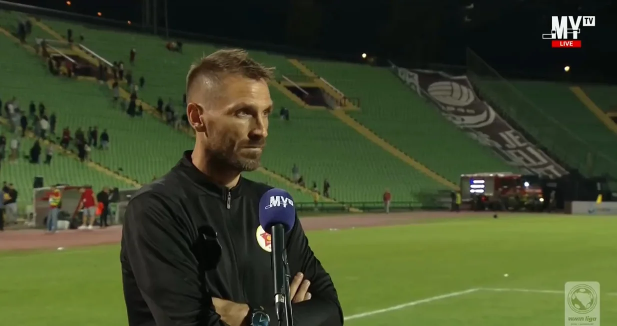Goran Gruica prokomentarisao poraz od Sarajeva (FOTO: Screenshot/MY TV)/Foto: 