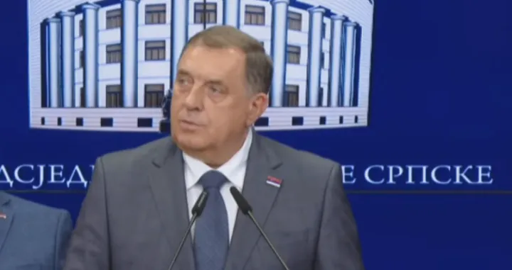 milorad dodik, vlada rs/Screenshot