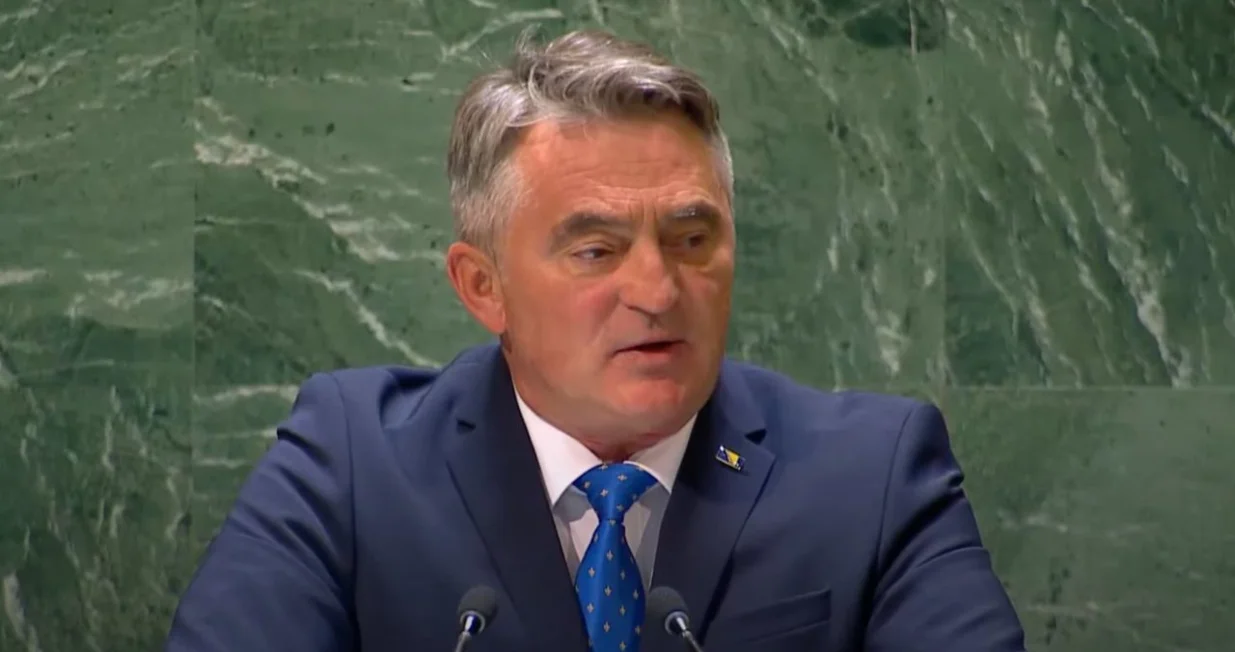 Obraćanje Komšića na Generalnoj skupštini UN-a? YouTube/