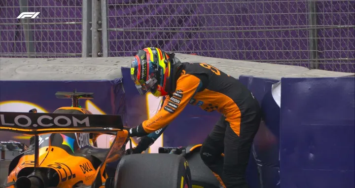 Piastri završio utrku za VN Azerbejdžana (FOTO: Screenshot/X)/Foto: 